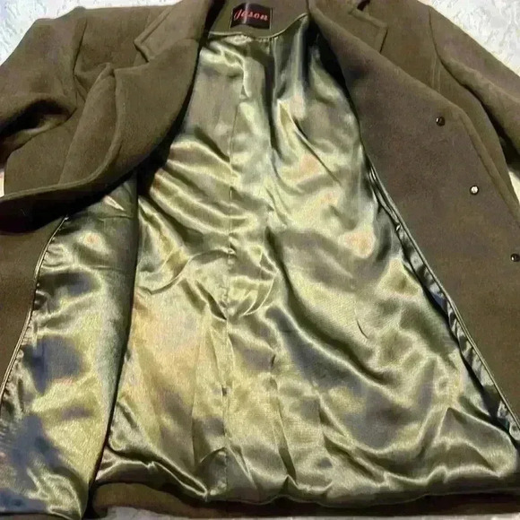 Olive‎ green Jason fully-lined coat - Picture 6 of 6